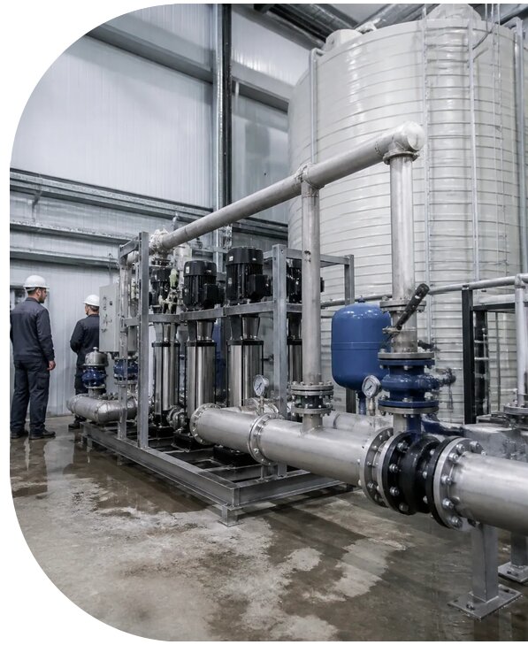 Водоснабжение промышленного объекта в Кимрах от 3654 р. | АПаруса-Кмы